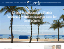 Tablet Screenshot of koppellaw.net
